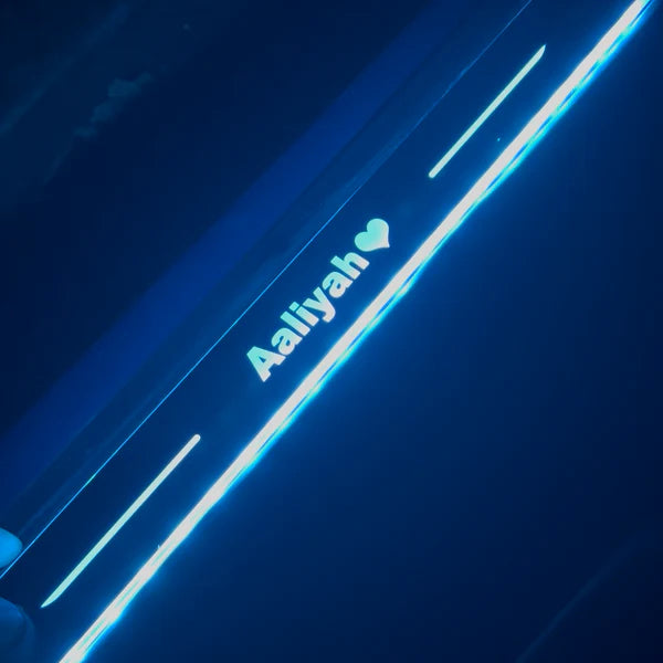 LuxuryDrive™ Personalized Car Name LED