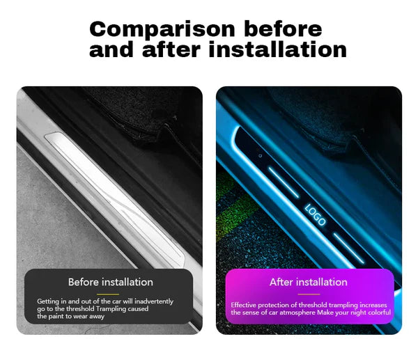 LuxuryDrive™ Personalized Car Name LED